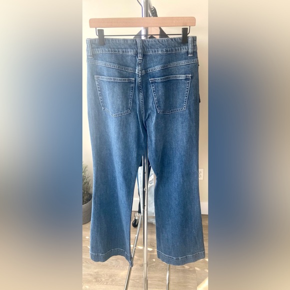 29 🔖 J.Crew Jeans High Rise Wide Leg Trouser Pants Light Lagoon Blue K5200 - Picture 14 of 14